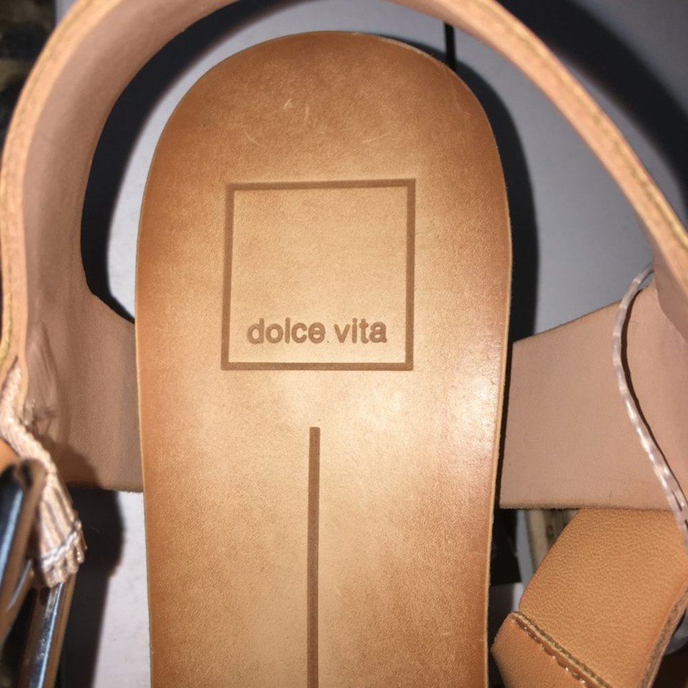 PRICE FIRM!  Beautiful DOLCE VITA Sandals with Ankle Strap - Picture 9 of 11